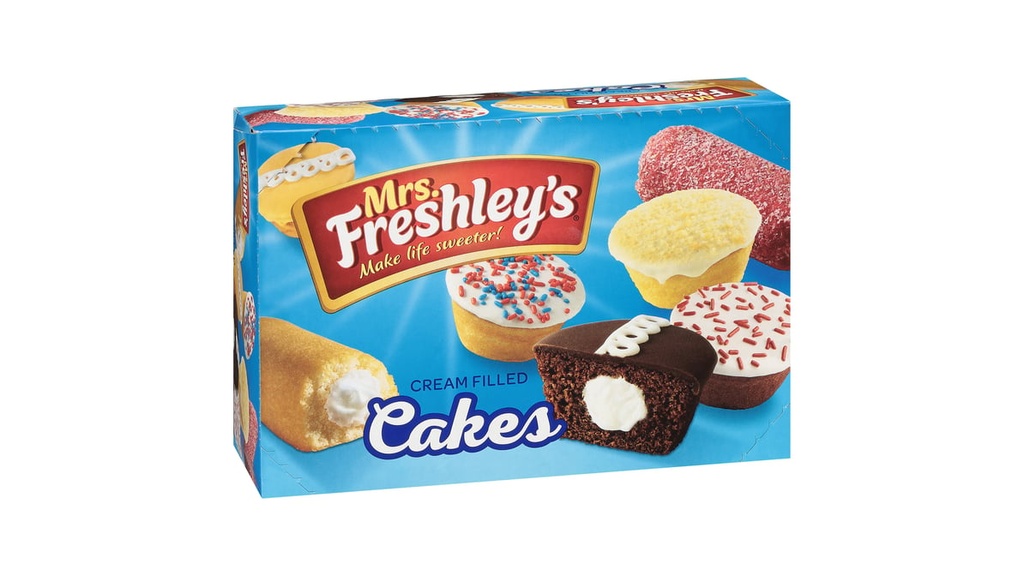 MRS. FRESHLEY CREAM CAKES 8/CT