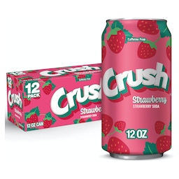 CRUSH STRAWBERRY CANS 355ML/12CT (U)