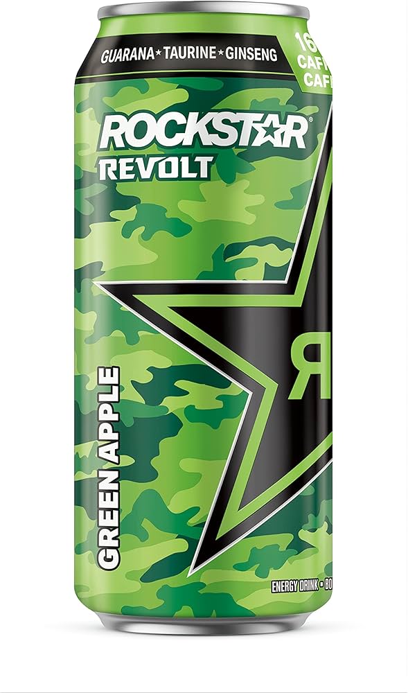 ROCKSTAR GREEN APPLE 12CT/473ML