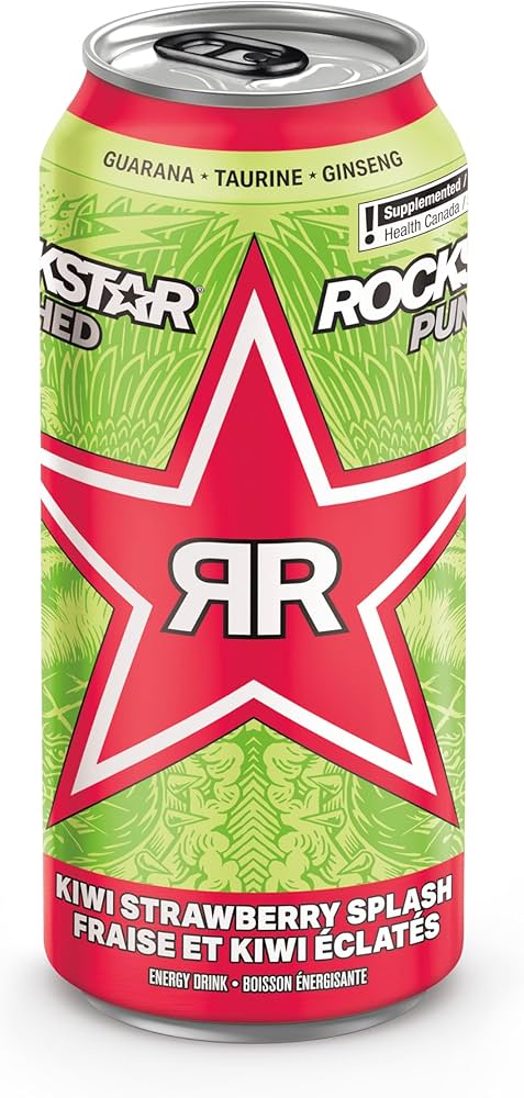 ROCKSTAR KIWI STRAWBERRY 473ML/12CT