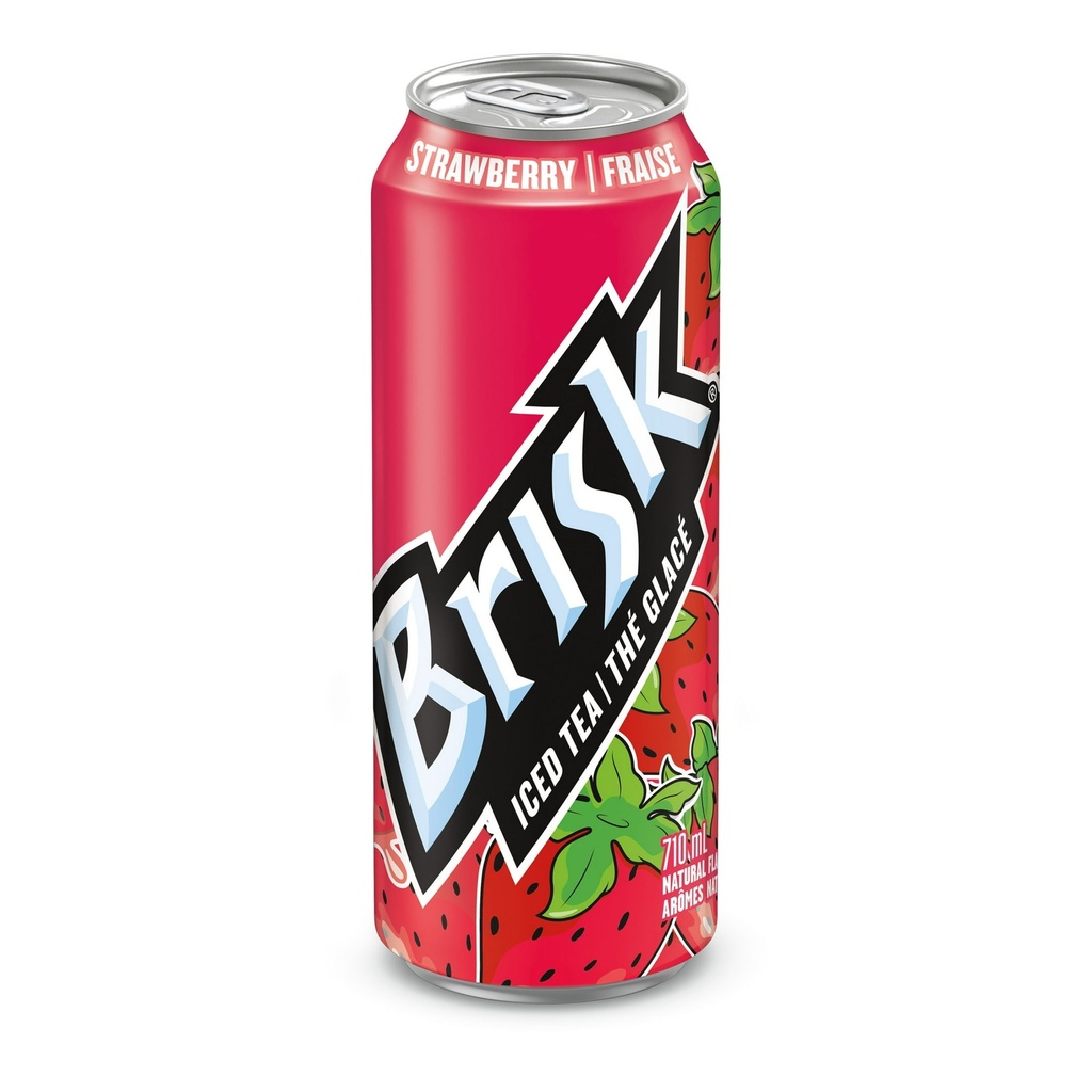 BRISK STRAWBERRY KING CANS 710ML/12CT