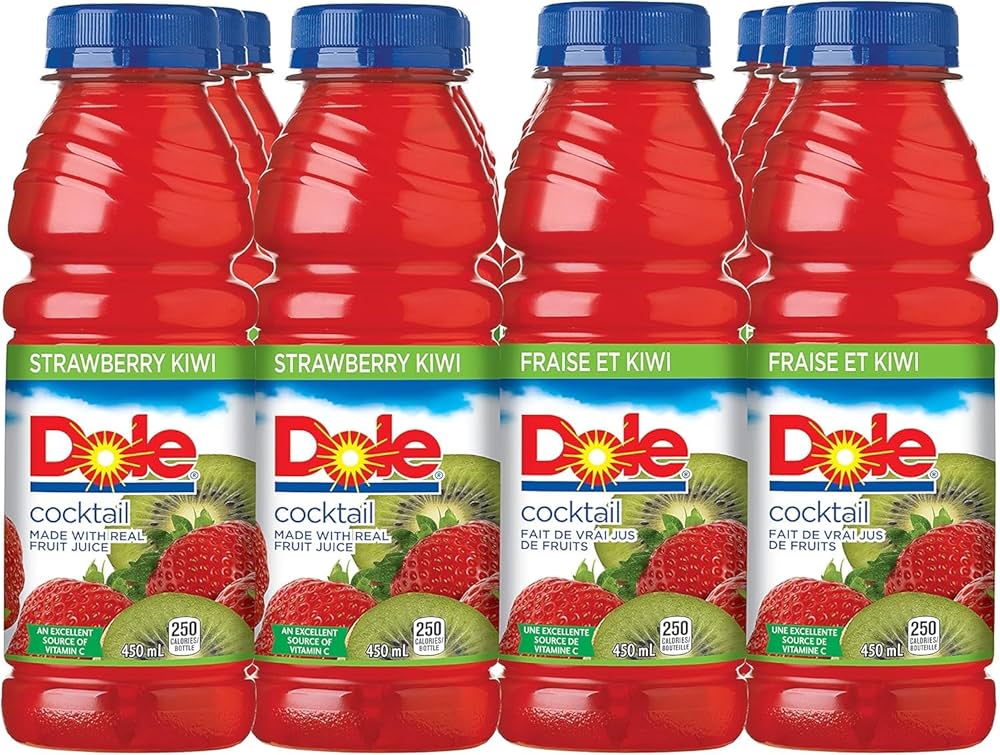 DOLE STRAWBERRY KIWI 12X450ML