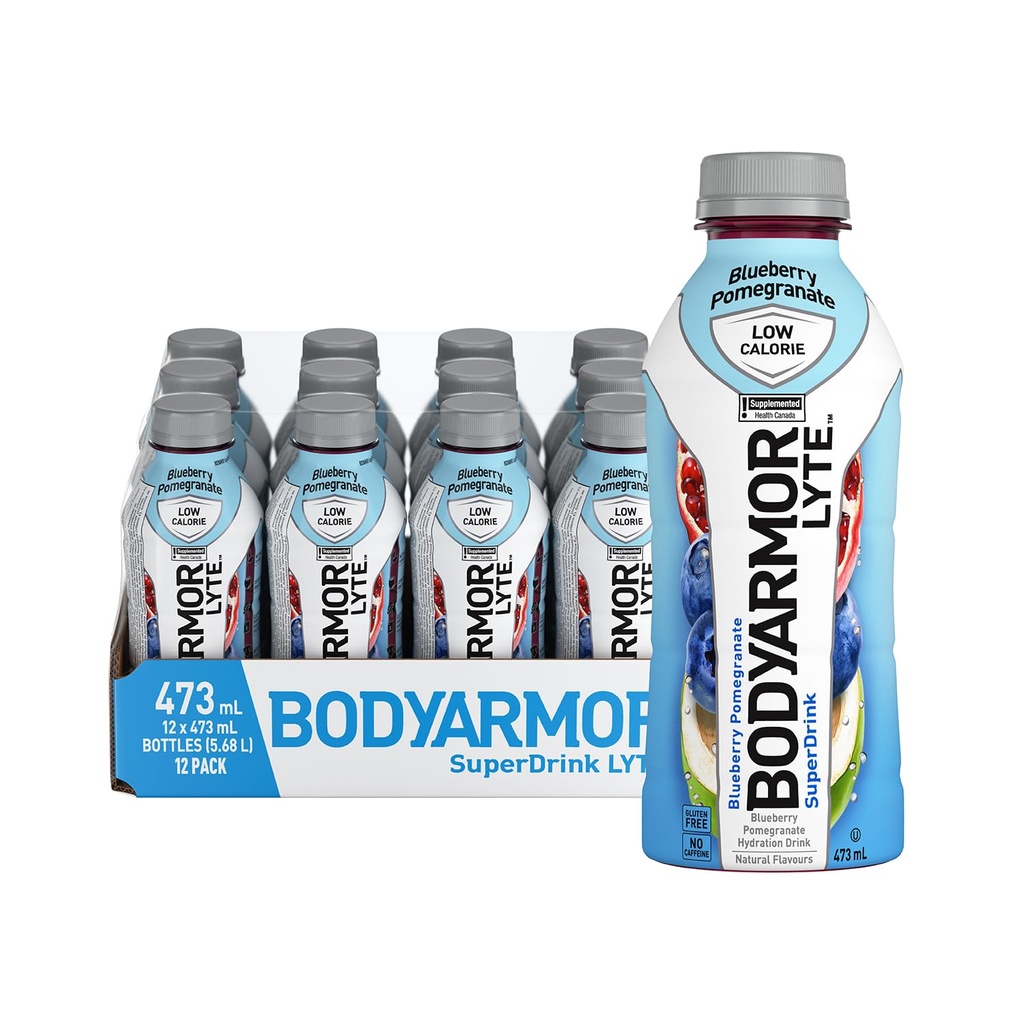 BODY ARMOR BLUEBER. POM. LYTE 473ML/12CT