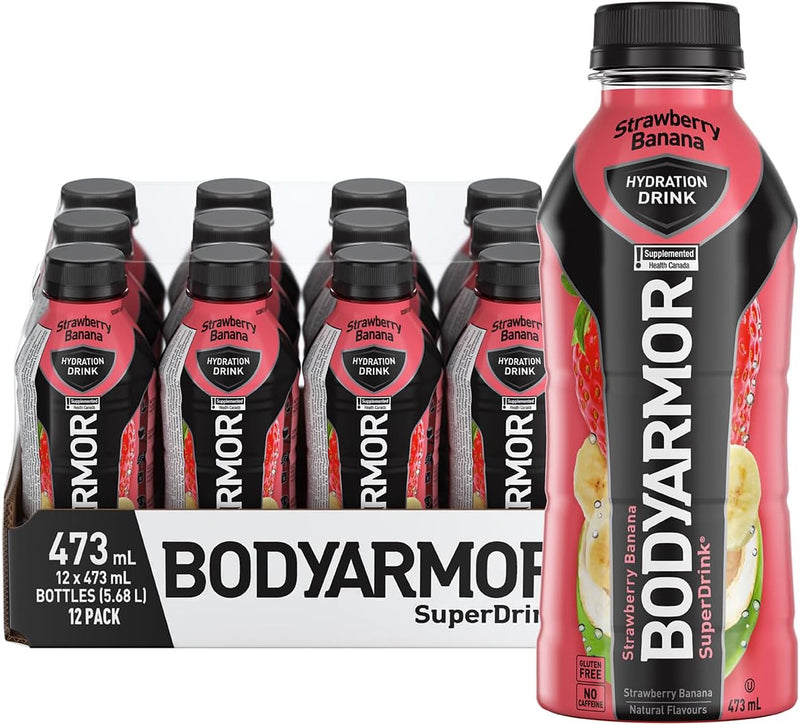 BODY ARMOR STRAW. BANANA 473ML/12CT