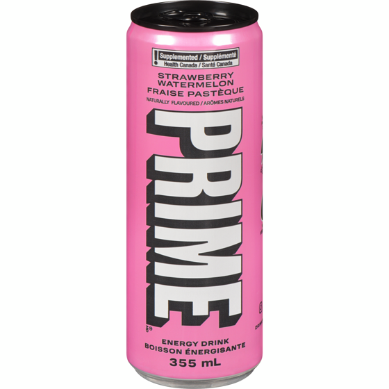 PRIME ENERGY STRAWBERRY WATERM. 355ML 12/CT  