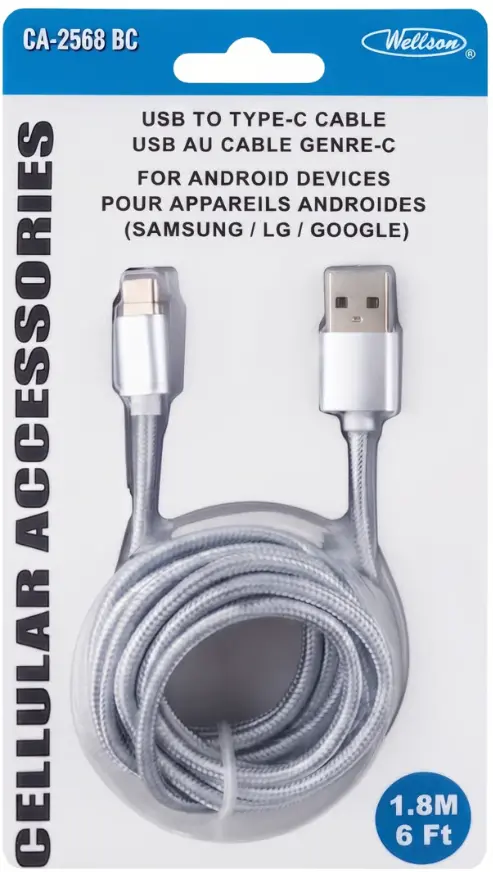 6FT CABLE USB TO TYPE C 