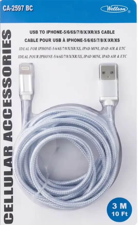 3M CABLE USB TO IPHONE