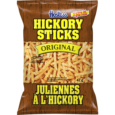 HOSTESS HICKORY STICKS 47G