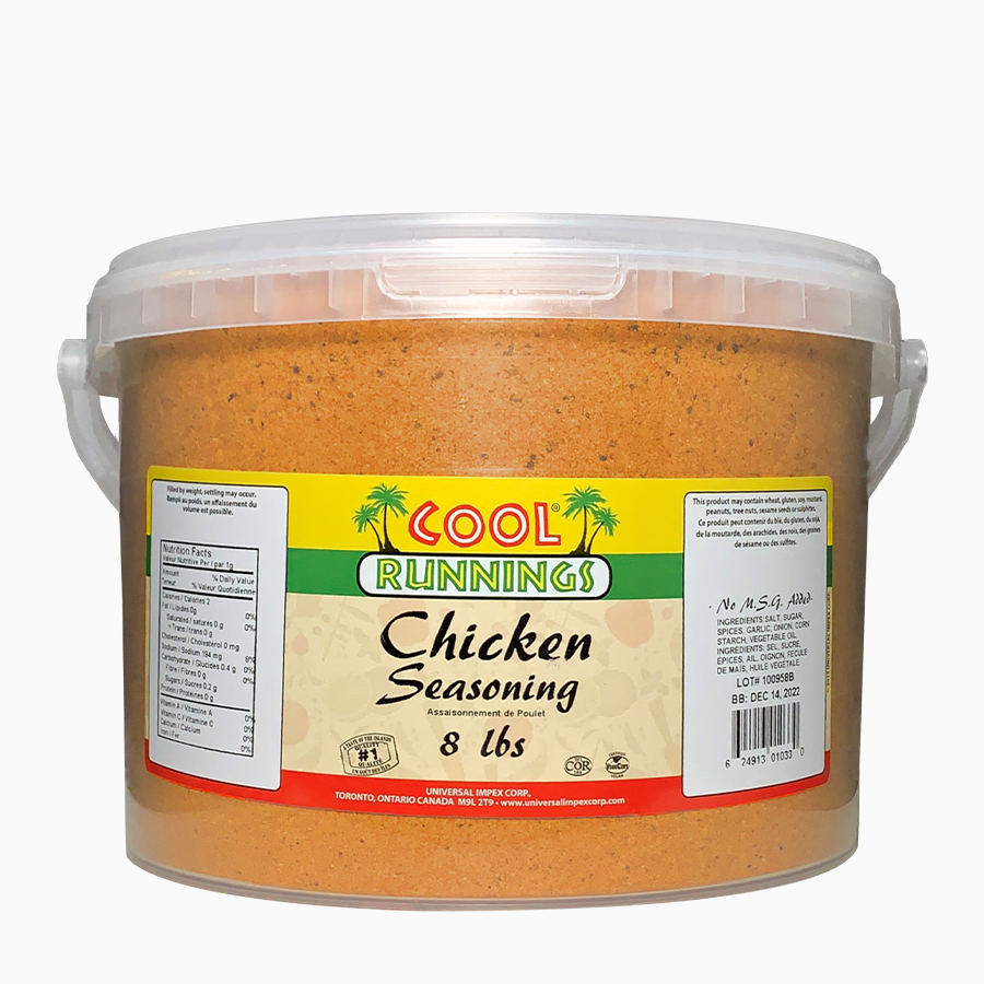 COOL RUNNINGS CHICKEN SEASONING 8LBS