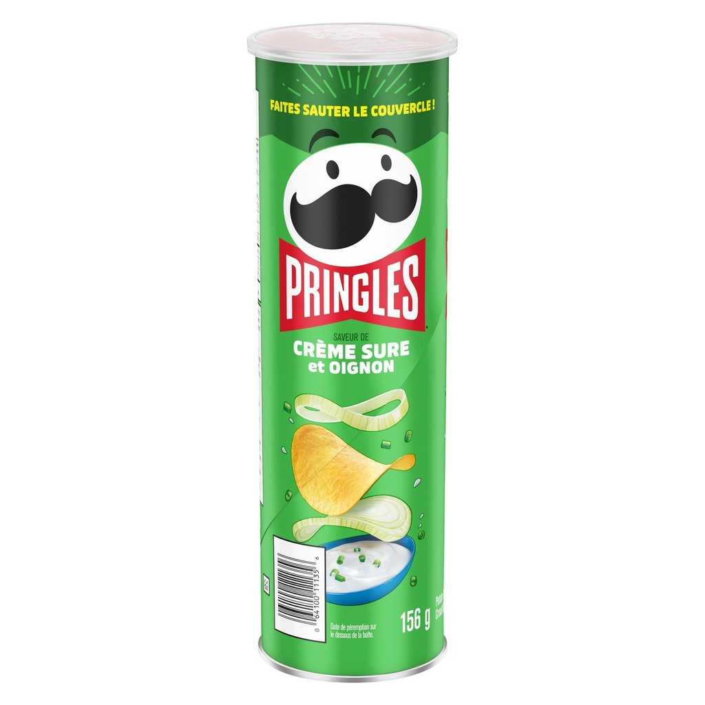 PRINGLES SOUR CREAM & ONION 156G