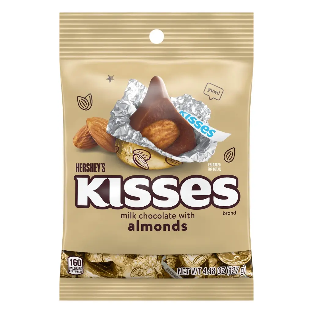 HERSHEY'S KISSES POUCH 127G