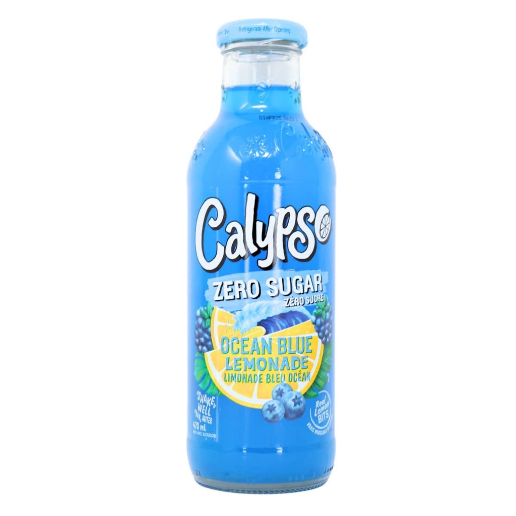 CALYPSO ZERO OCEAN BLUE LEMONADE 12CT/473ml