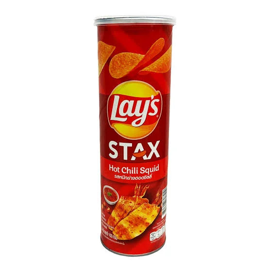 LAY'S STAX HOT CHILI SQUID 100G (VIETNAM)