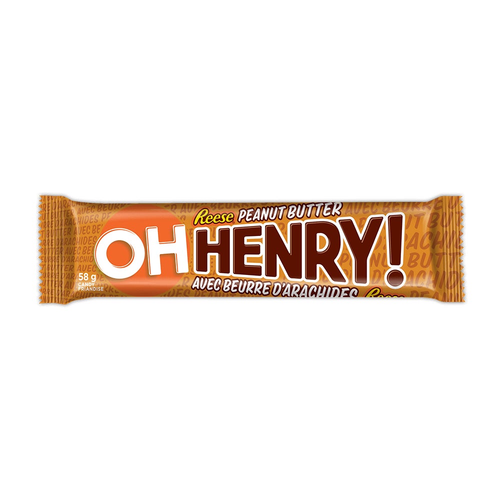 OH HENRY CRUNCHY PEANUT SINGLE 58G