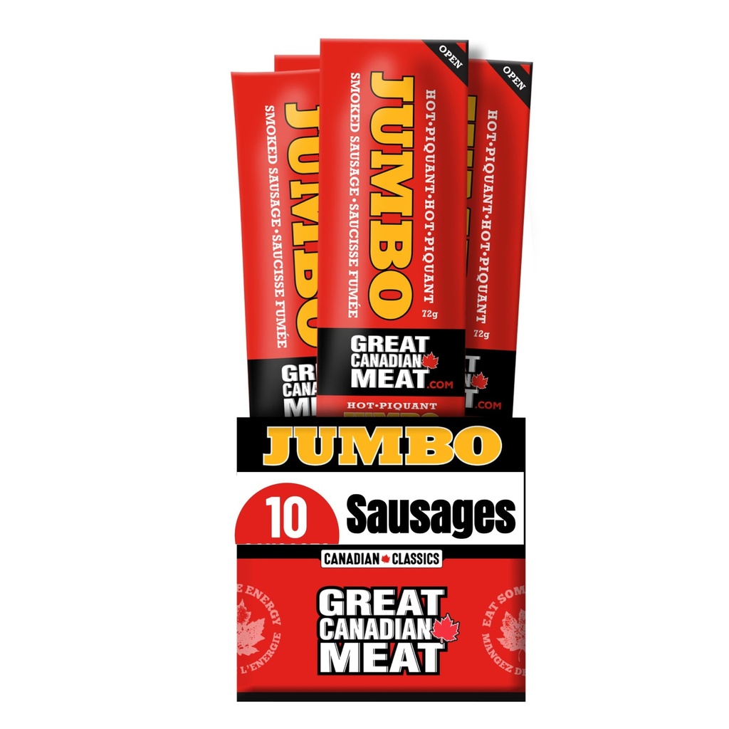 GREAT CANADIAN. HOT JUMBO 72G/10CT BX