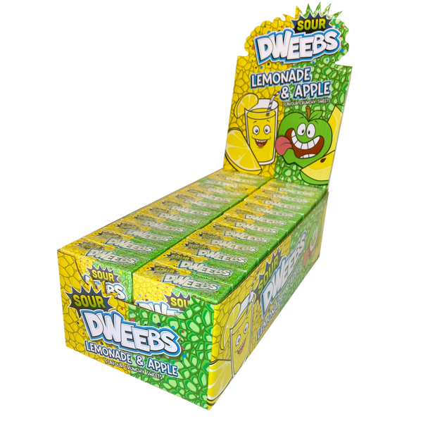DWEEBS LEMONADE & APPLE CANDY 24CT (UK)
