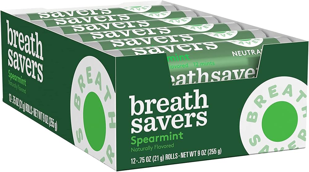 BREATHSAVERS SPEARMINT 18CT/22G