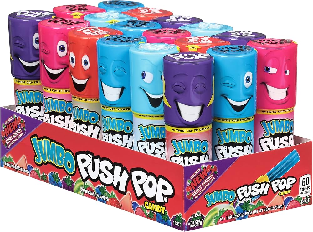 JUMBO PUSH POP 18CT/540G