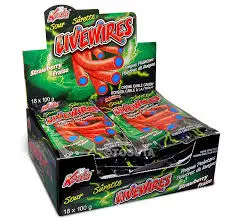LIVEWIRES SOUR STRAW. 18CT 100G