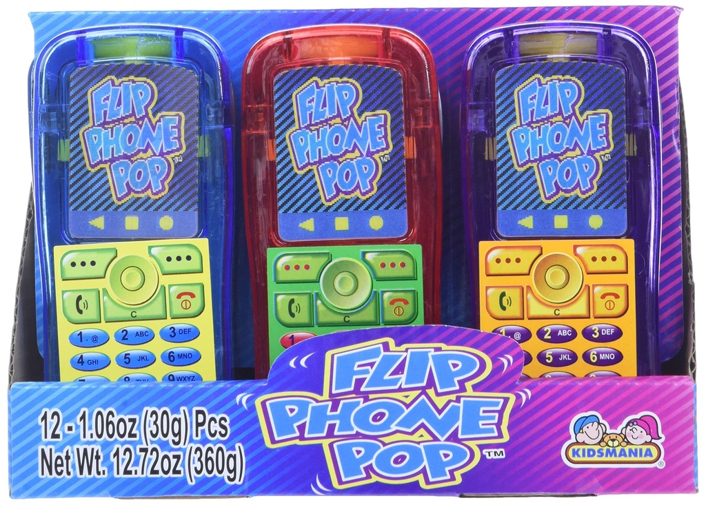 FLIP PHONE POP 12CT