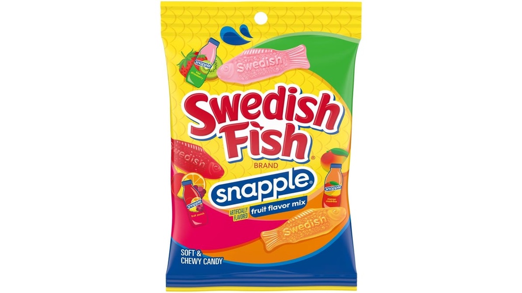 SWEDISH FISH SNAPPLE 8.04OZ