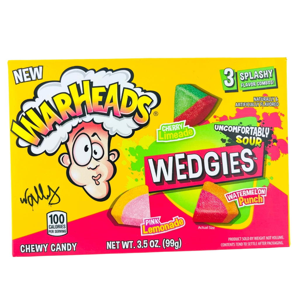WARHEADS WEDGIES BOX 3.5OZ