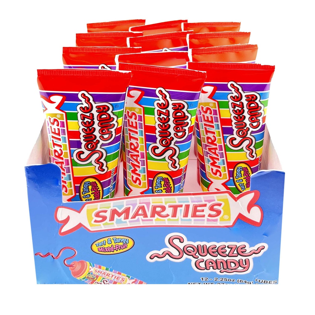 SMARTIES SQUEEZE CANDY 12CT