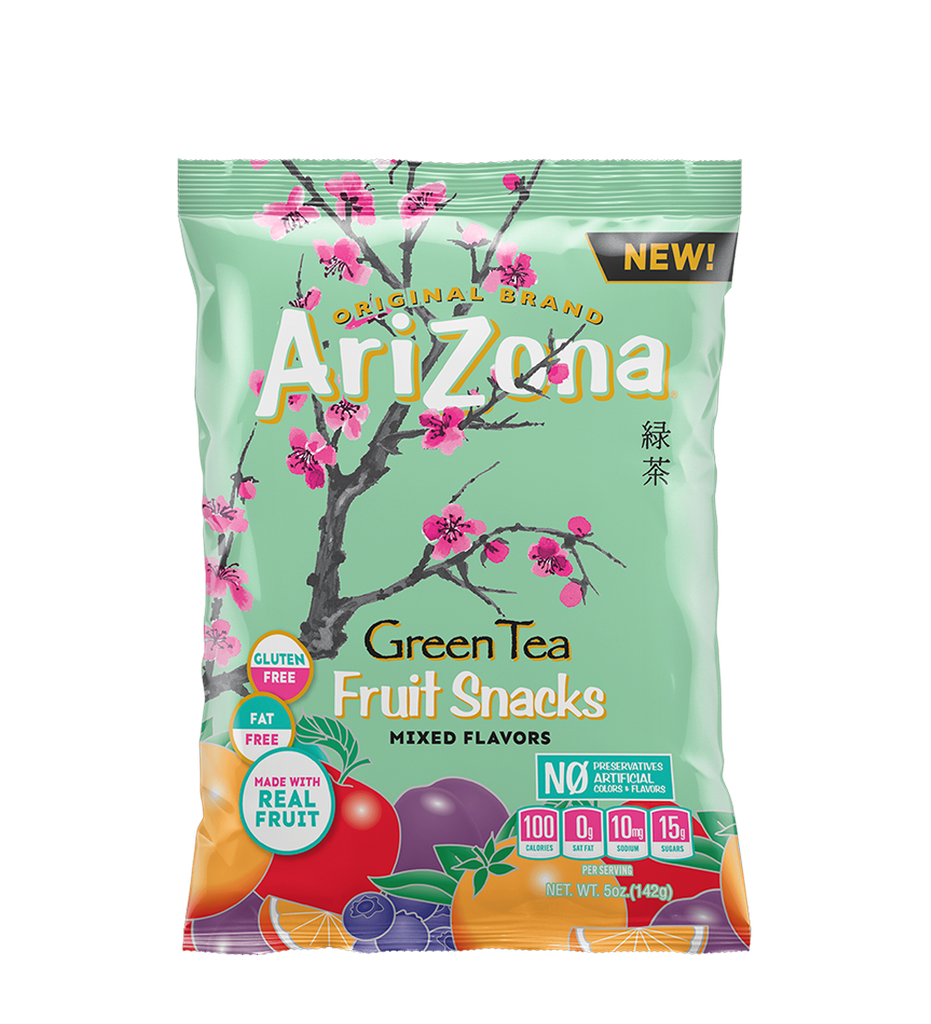 ARIZONA FRUIT SNACKS GREEN TEA 5oz