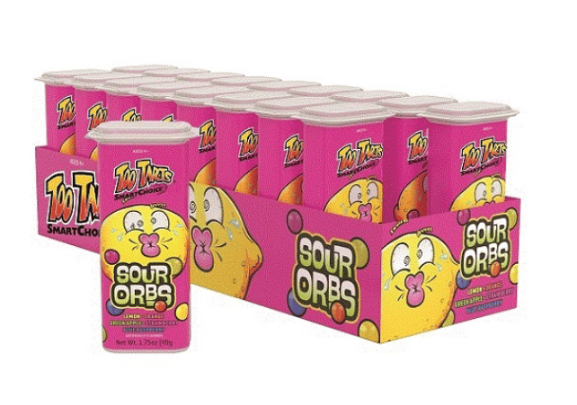 TOO TARTS SOUR ORBS EXTREME 18/CT