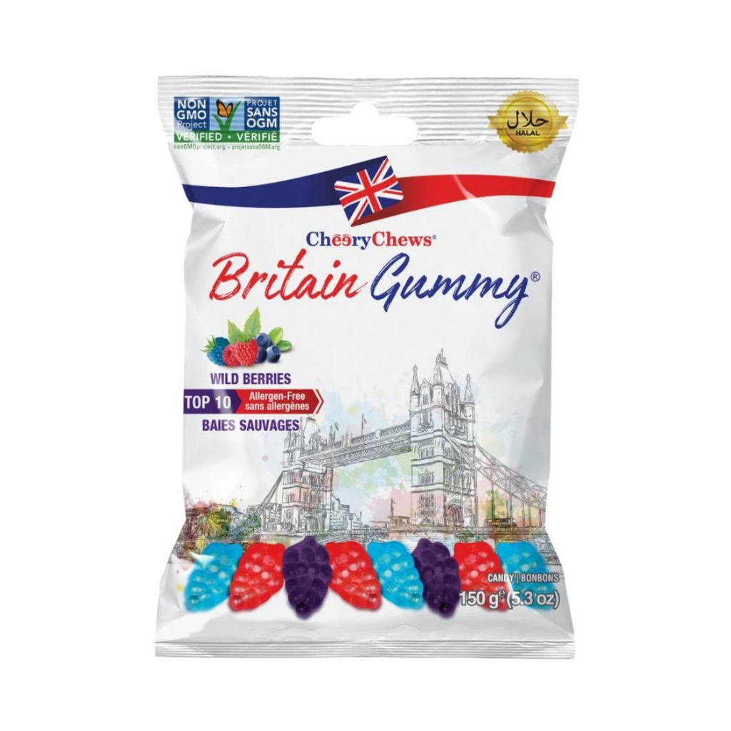 BRITAIN GUMMY WILD BERRIES 80G
