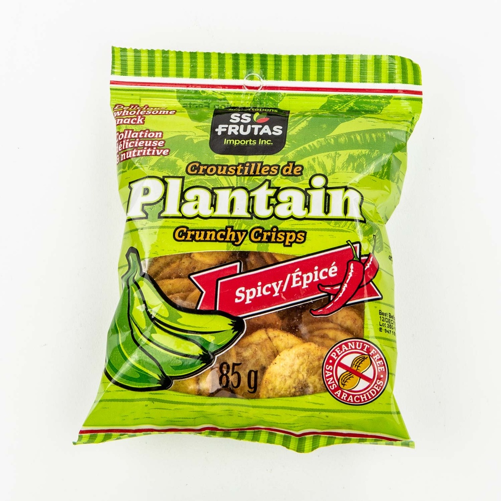 PLANTAIN CHIPS SPICY 85G