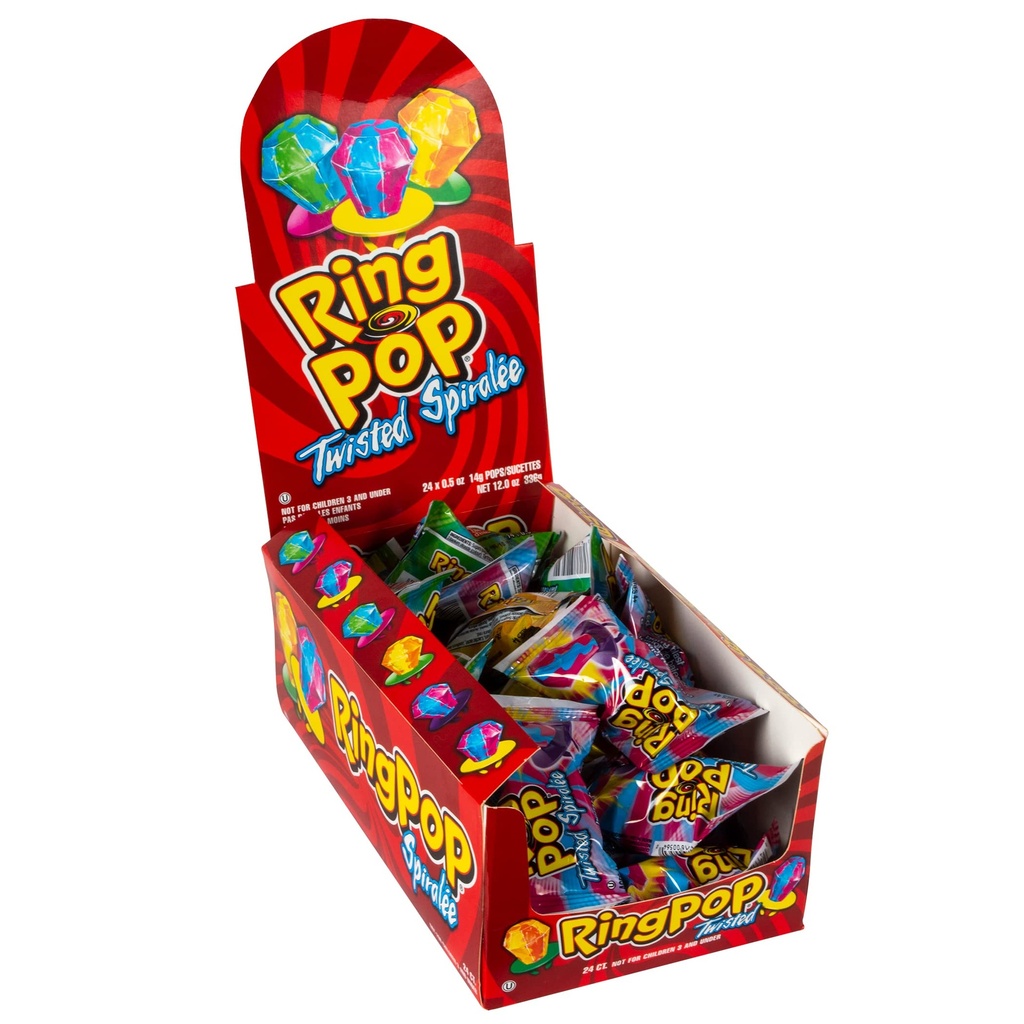 RING POP TWISTED SPIRALEE 24CT