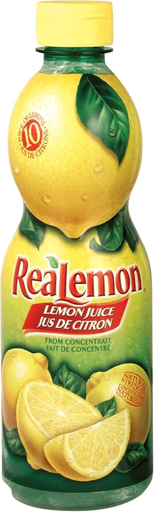 REAL LEMON JUICE 440 ML