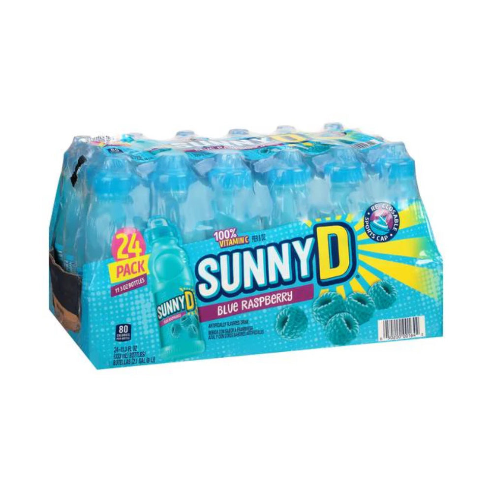 SUNNY D BLUE RASPBERRY 333ML/24CT