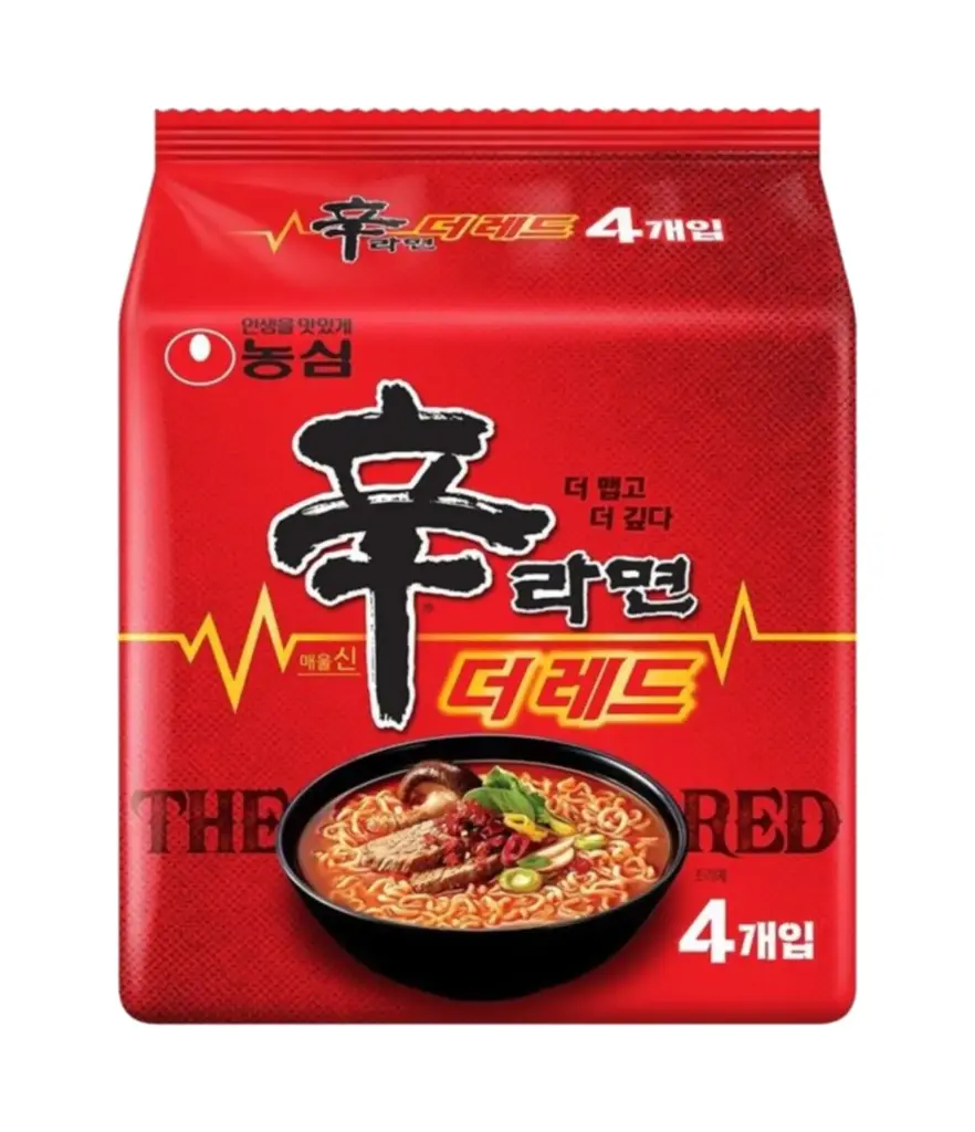 NONGSHIM SHIN RAMEN (RED) (125G-4PK)
