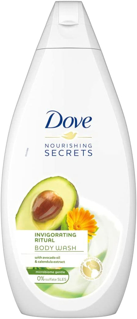 DOVE BODY WASH AVOCADO 500ML  