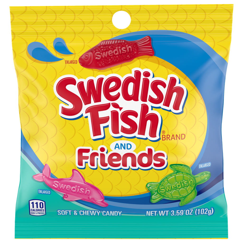 SWEDISH FISH AND FRIENDS 3.59G
