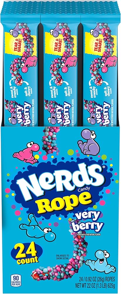 NERDS BERRY ROPE 26G/24CT