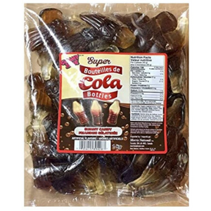 GUMMY ZONE COLA BOTTLES120G  