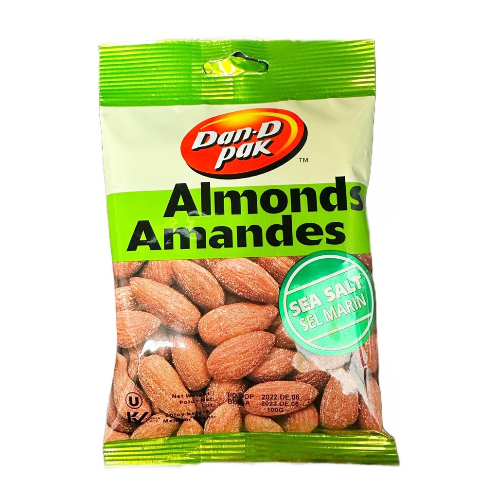 DAN-D ALMONDS SEA SALT 100G 