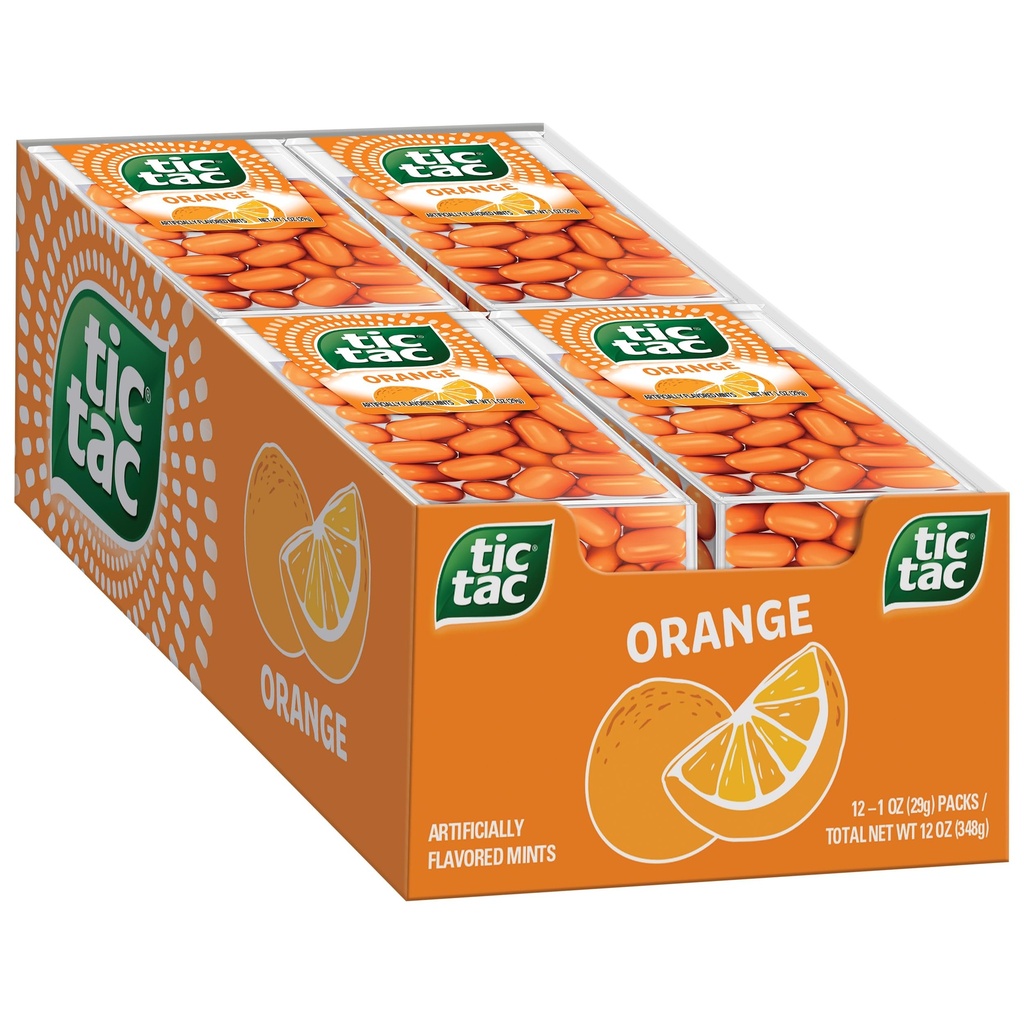 TIC TAC ORANGE 12CT