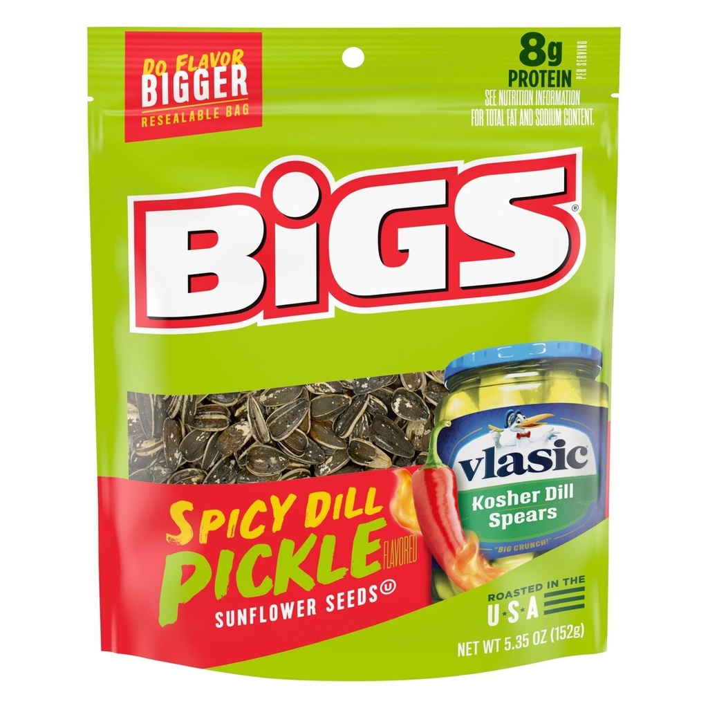 BIGS SEEDS SPICY DILL PICKLE 5.35OZ 