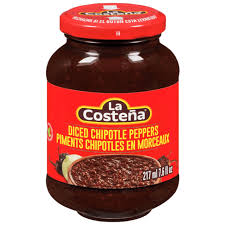 LA COSTENA DICED CHIPOTLE PEPPERS 217ML