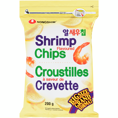 NONGSHIM SHRIMP CHIPS LARGE SIZE /200G