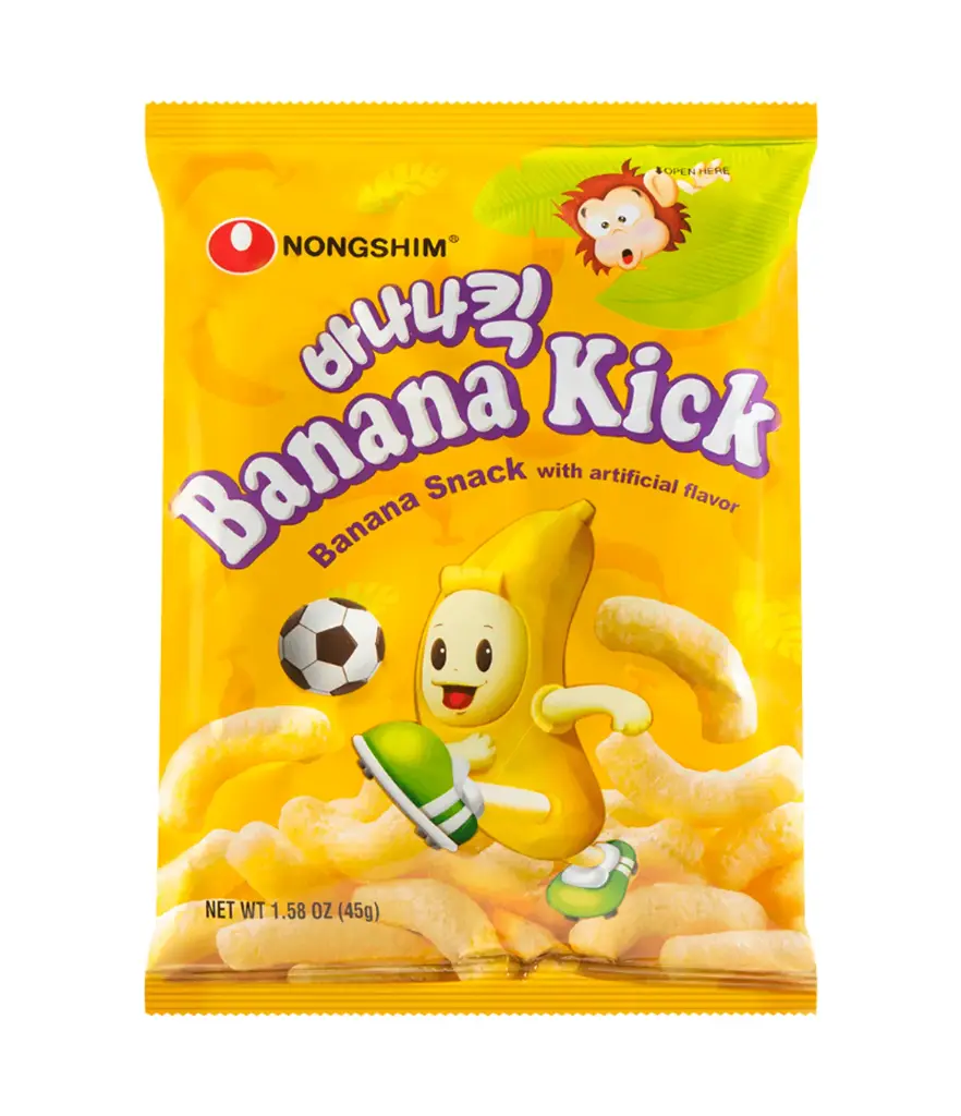 NONGSHIM BANANA KICK SNACK /45G 