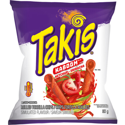 TAKIS KABOOM KETCHUP/SRIRACHA 80G