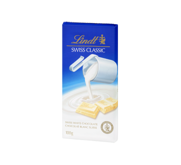 LINDT SWISS CLASSIC WHITE CHOCOLATE 100G 