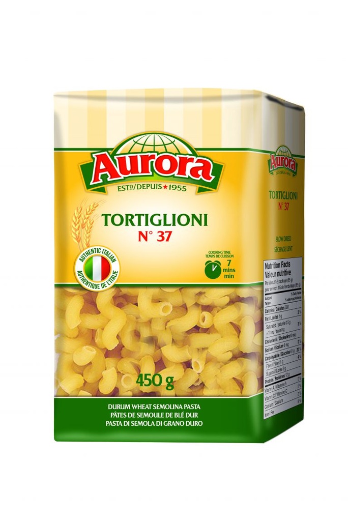 AURORA TORTIGLIONI PASTA #37/ 450G
