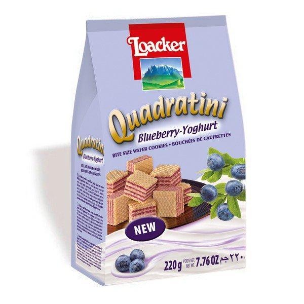 LOACKER QUAD BLUEBERRY YOGURT 220G