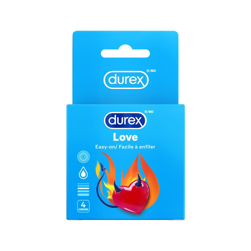 DUREX LOVE LUBRICATED 4PK